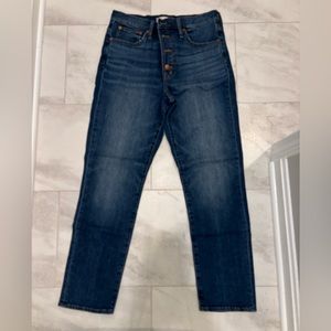 Madewell The Perfect Vintage Crop Jean, size 30